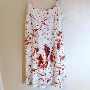 Hot Topic Halloween Blood Spatter Dress S – M
